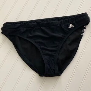 NEW! Adidas Black Athletic Swim Bikini Bottoms